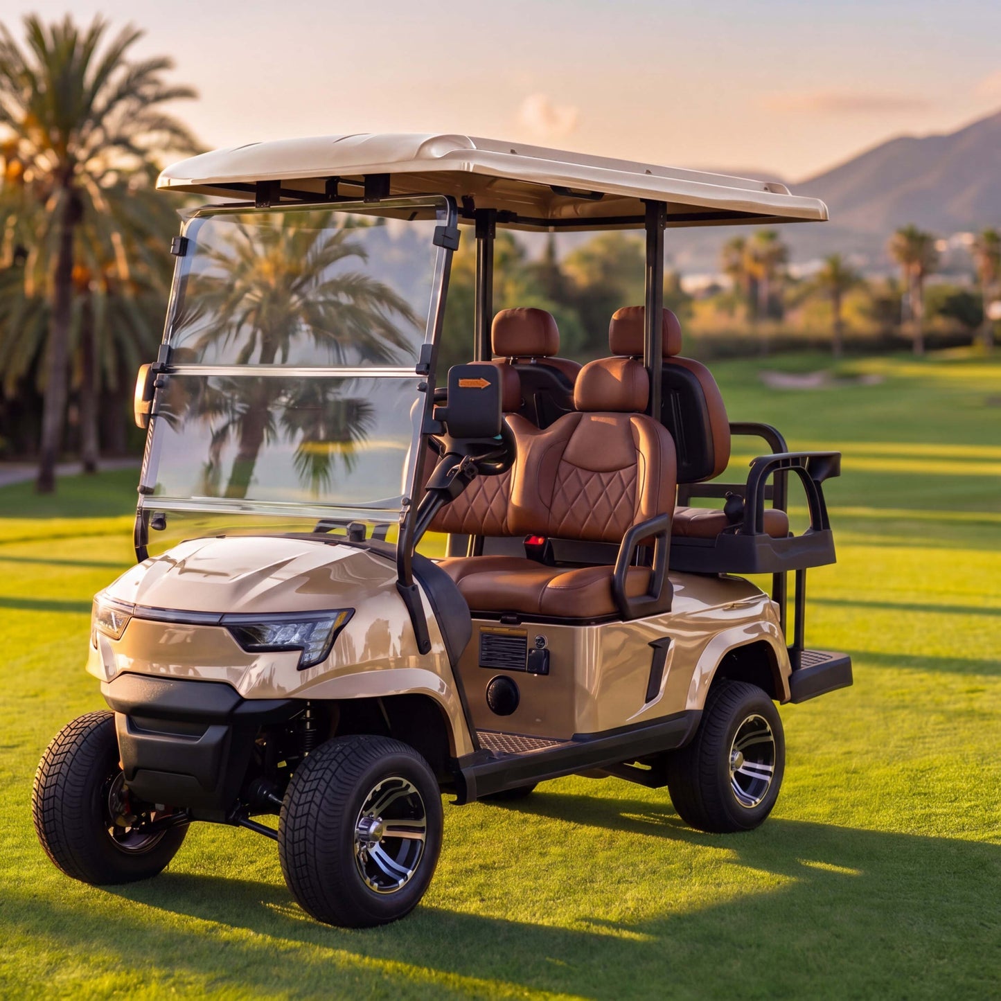 E2+2 Four Person Utility Golf Cart
