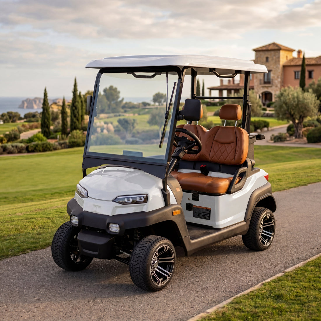 Zycar Z2 road legal golf buggy for local trips in retirement