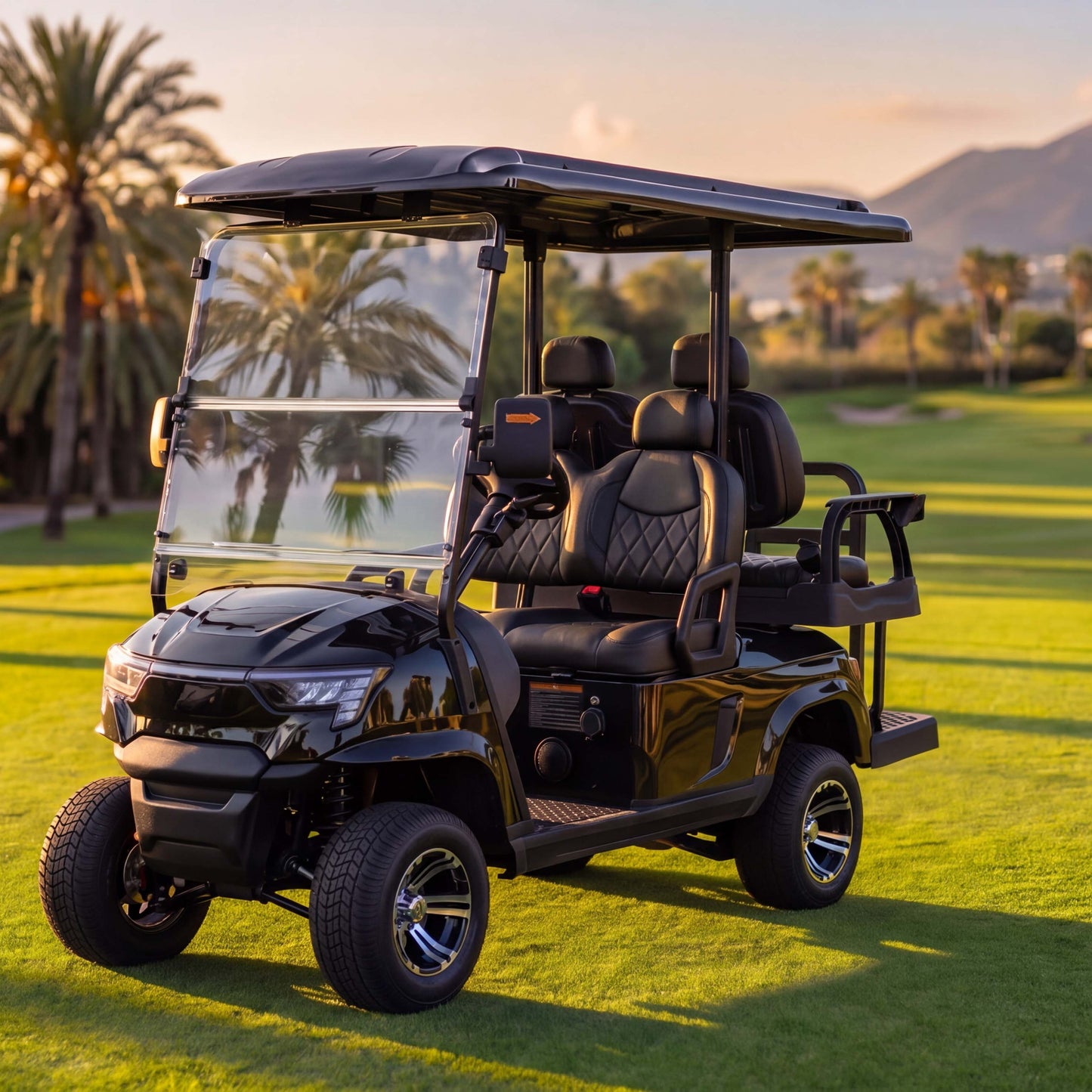 E2+2 Four Person Utility Golf Cart