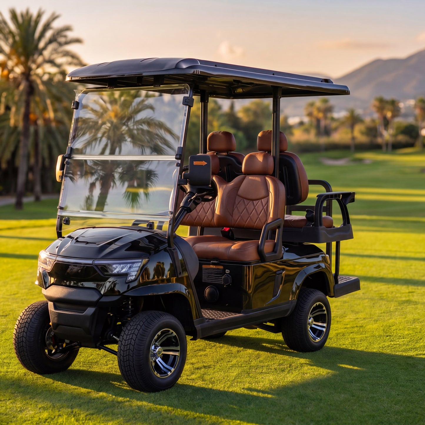 E2+2 Four Person Utility Golf Cart