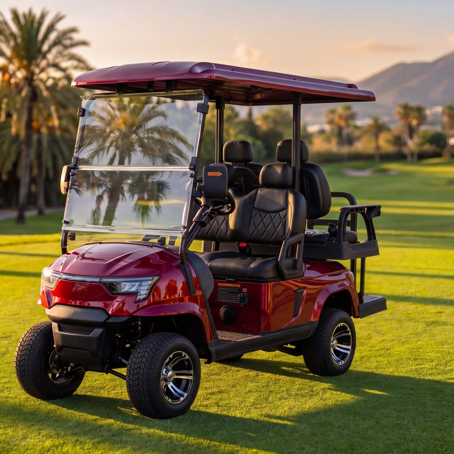 E2+2 Four Person Utility Golf Cart