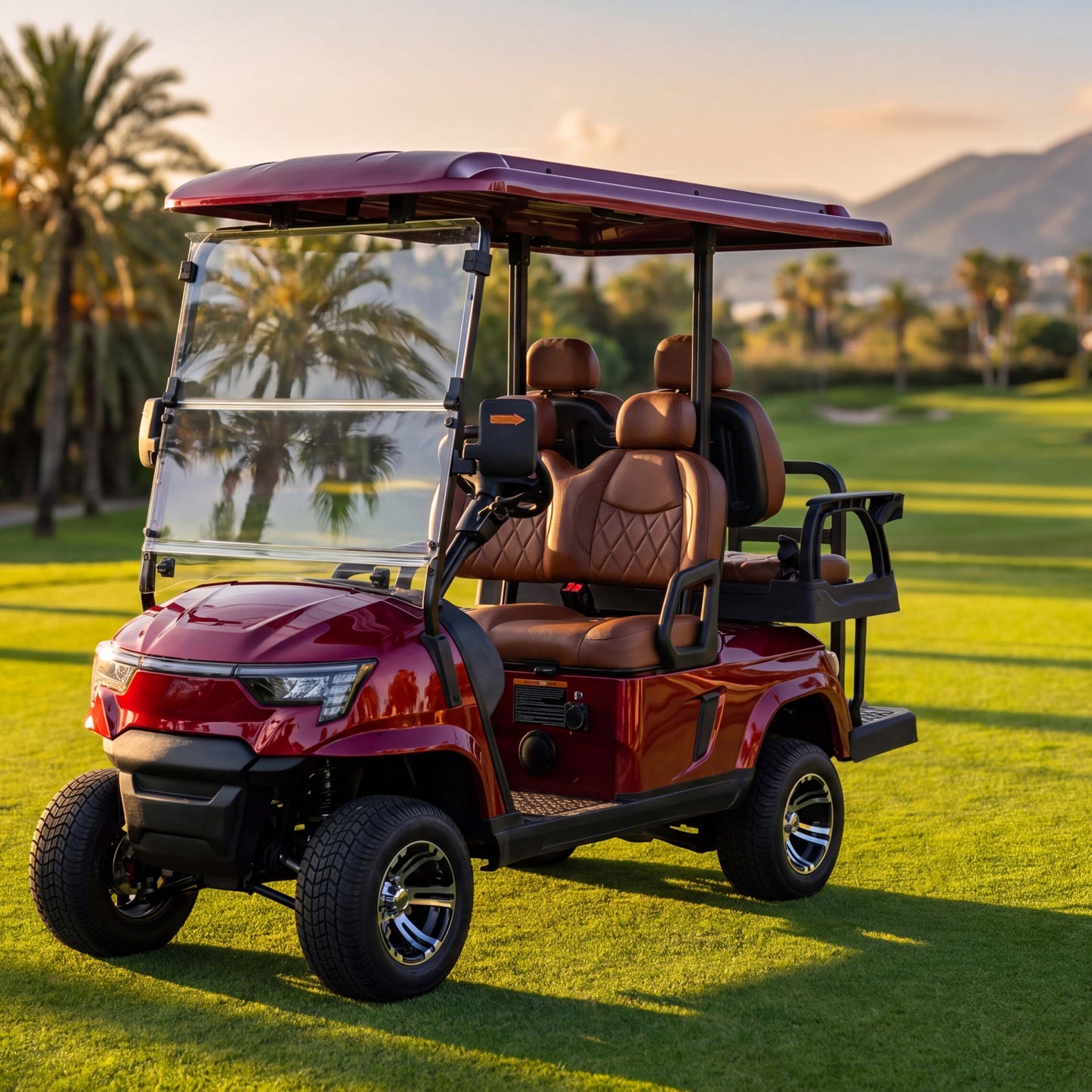 E2+2 Four Person Utility Golf Cart