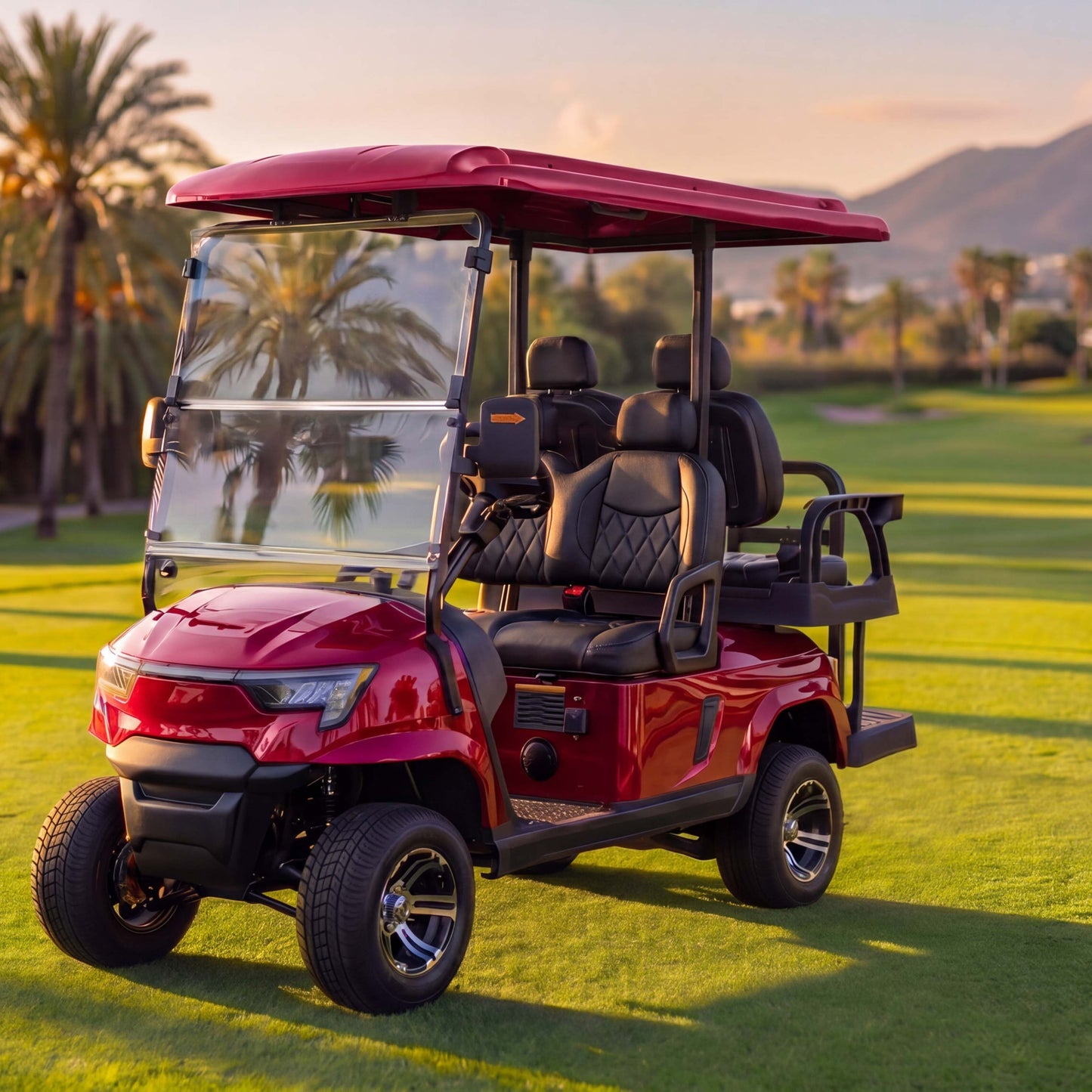 E2+2 Four Person Utility Golf Cart