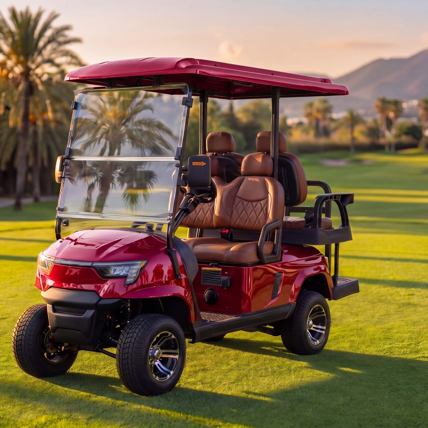 E2+2 Four Person Utility Golf Cart