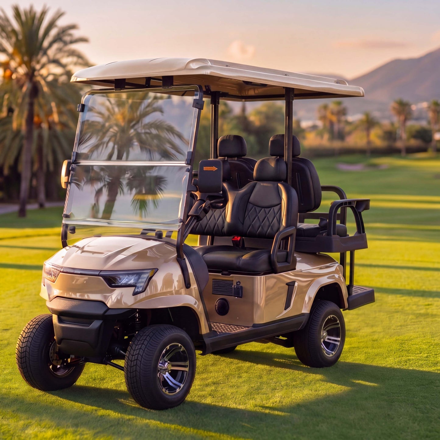 E2+2 Four Person Utility Golf Cart