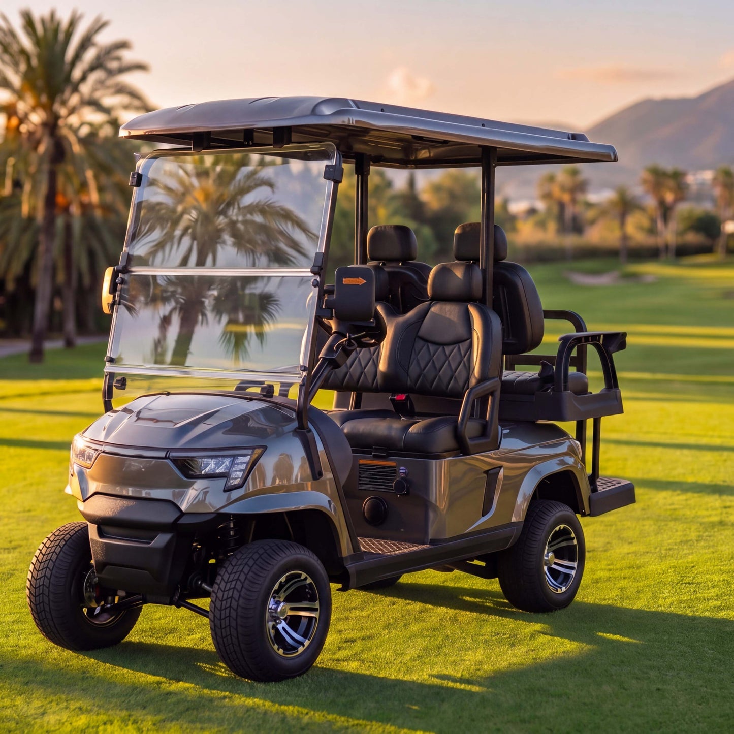E2+2 Four Person Utility Golf Cart