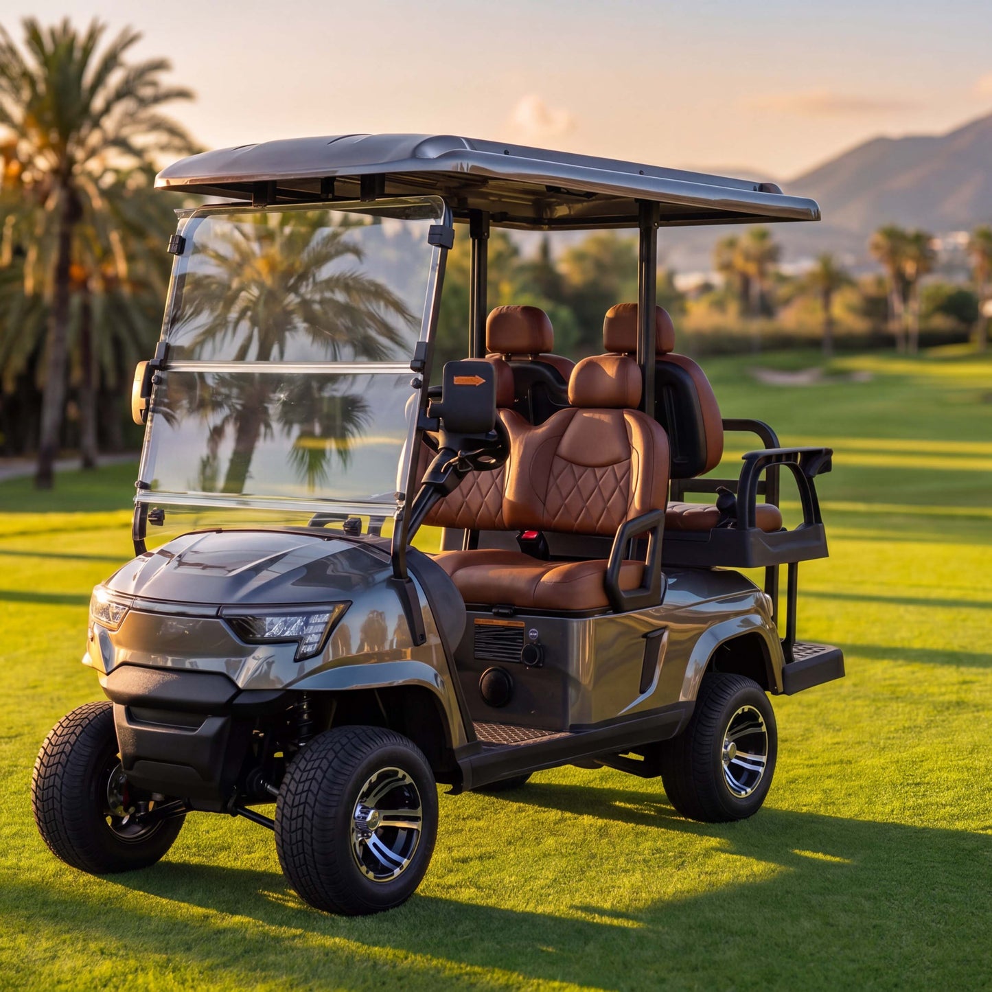 E2+2 Four Person Utility Golf Cart