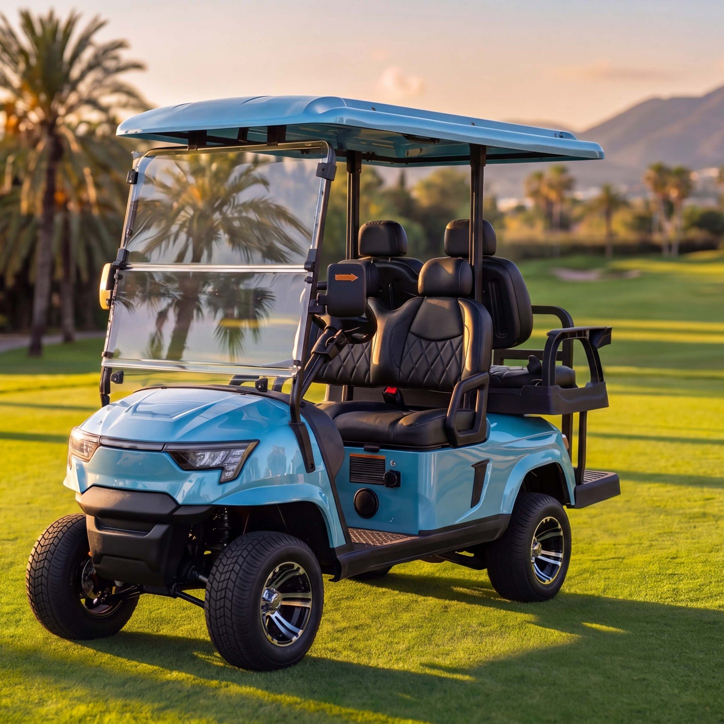 E2+2 Four Person Utility Golf Cart