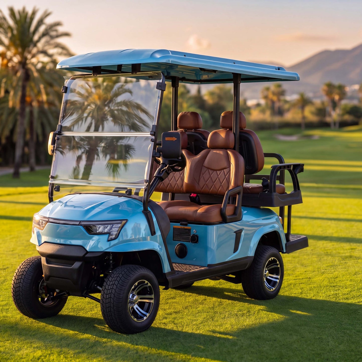 E2+2 Four Person Utility Golf Cart