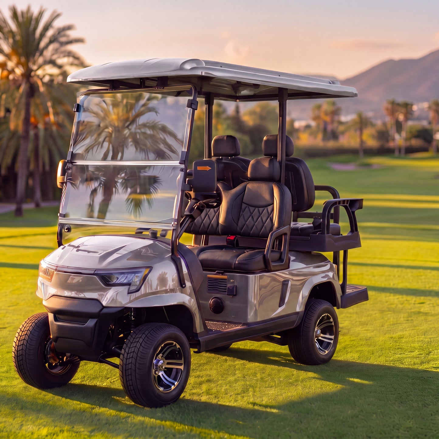 E2+2 Four Person Utility Golf Cart
