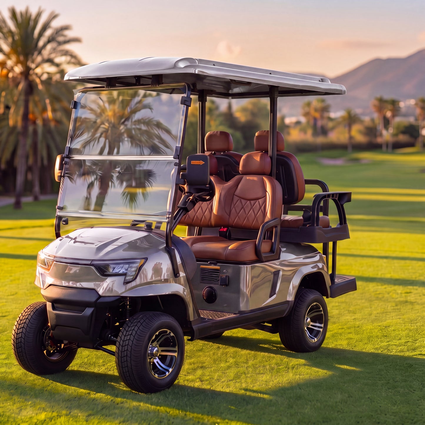 E2+2 Four Person Utility Golf Cart